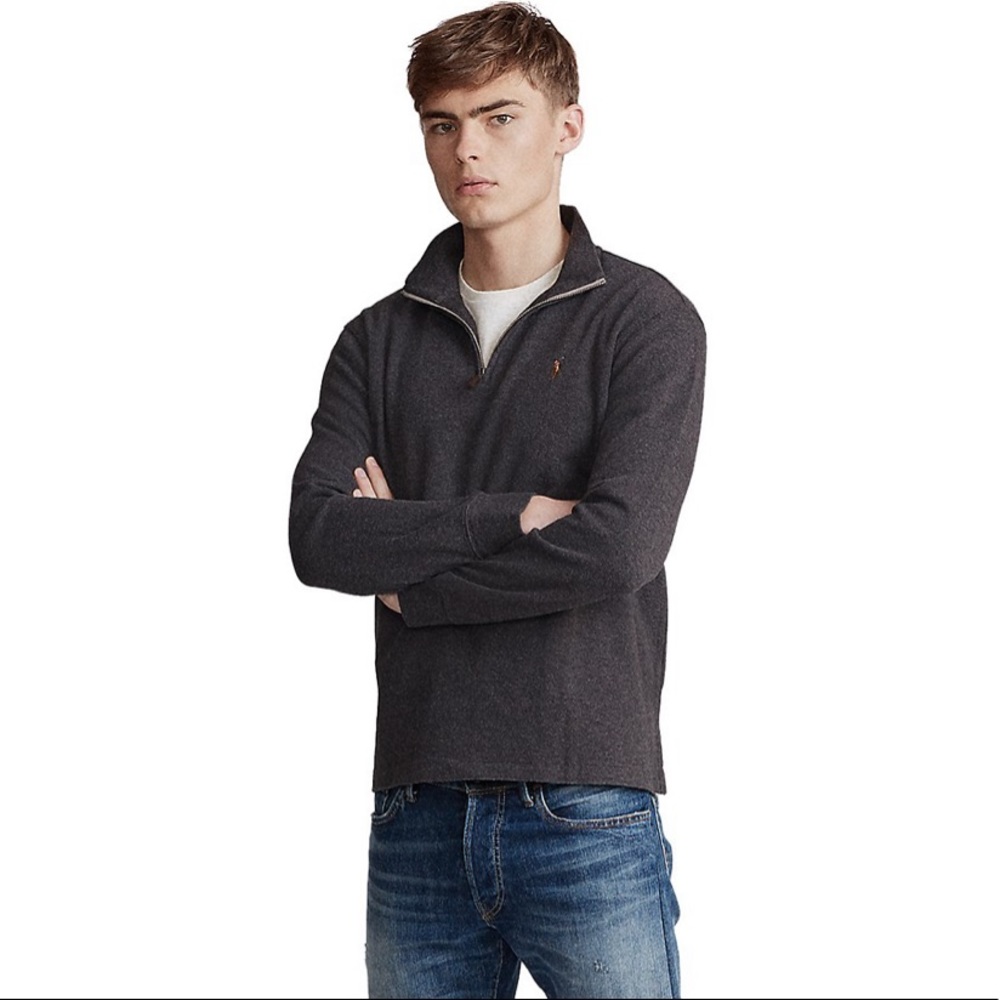 Men’s polo estate rib pullover sweater